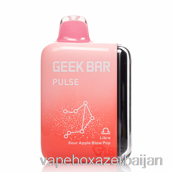 E-Juice Vape Geek Bar Pulse 15000 Disposable Sour Apple Blow Pop